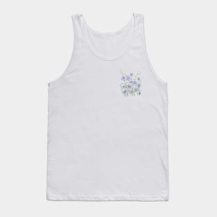 purple chicory watercolor Tank Top